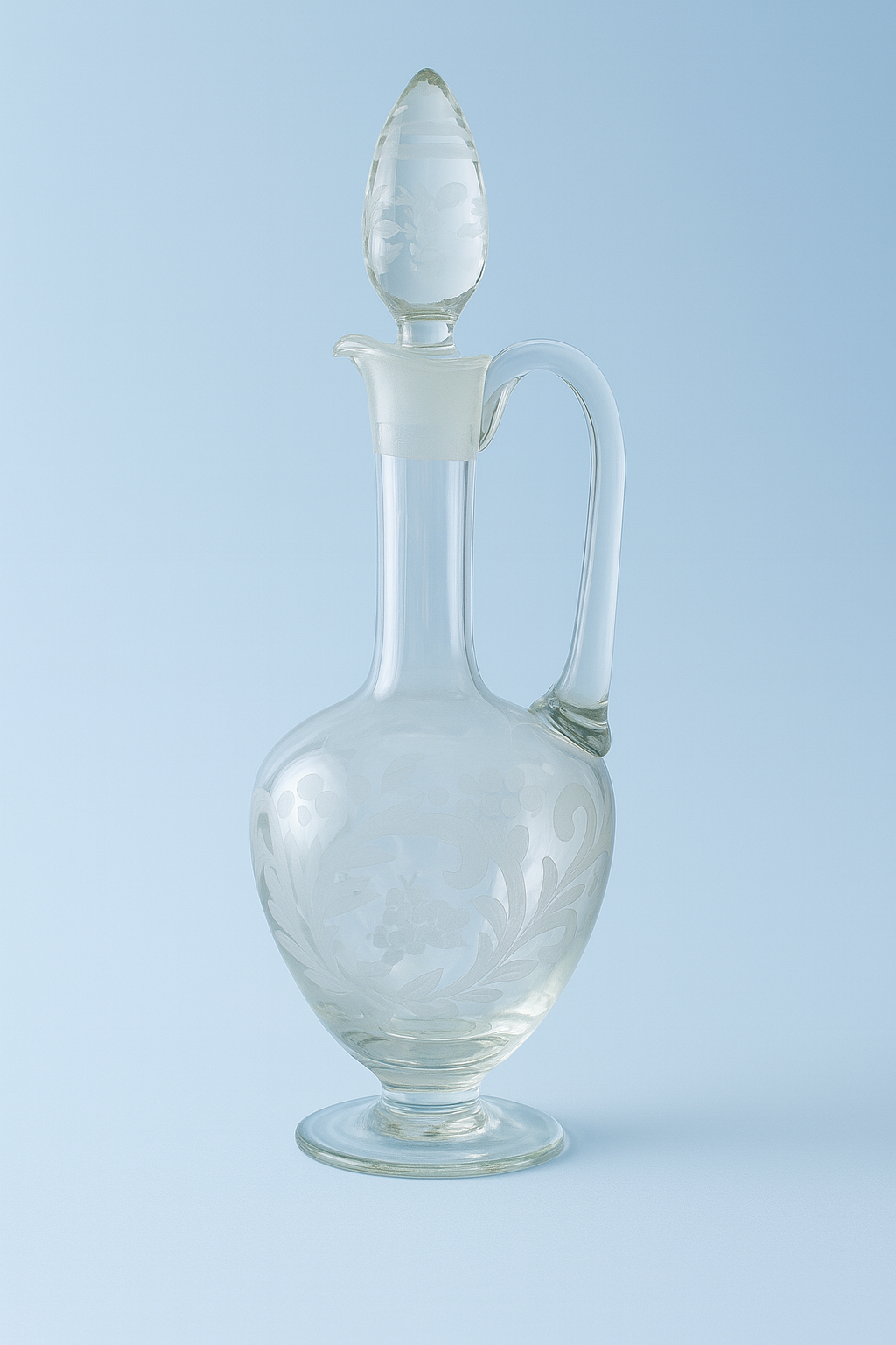 Botella cristal Bohemia.